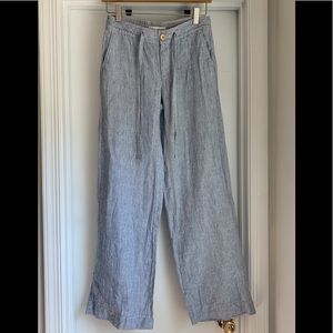 Banana Republic striped linen pants - size 0
